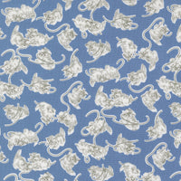 A Cat Named Stitch Georgie Blue Yardage by Camille Roskelley for Moda Fabrics | 55341 13