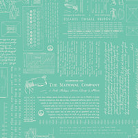 PRESALE TYPE/ography Sea Glass Yardage by Lori Holt of Bee in My Bonnet for Riley Blake Designs | C16850-SEAGLASS