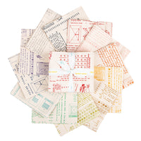 TYPE/ography Fat Quarter Bundle B Backgrounds by Lori Holt of Bee in My Bonnet for Riley Blake Designs | 12 Pcs