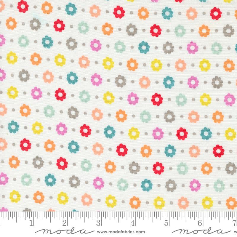 Laguna Sunrise Petal Off White Yardage by Sherri & Chelsi for Moda Fabrics | 37683 11