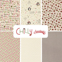 Fat Quarter Bundle Vanilla | Chilly by Sweetwater for Moda Fabrics | 6 Fat Quarters | Curated Bundle