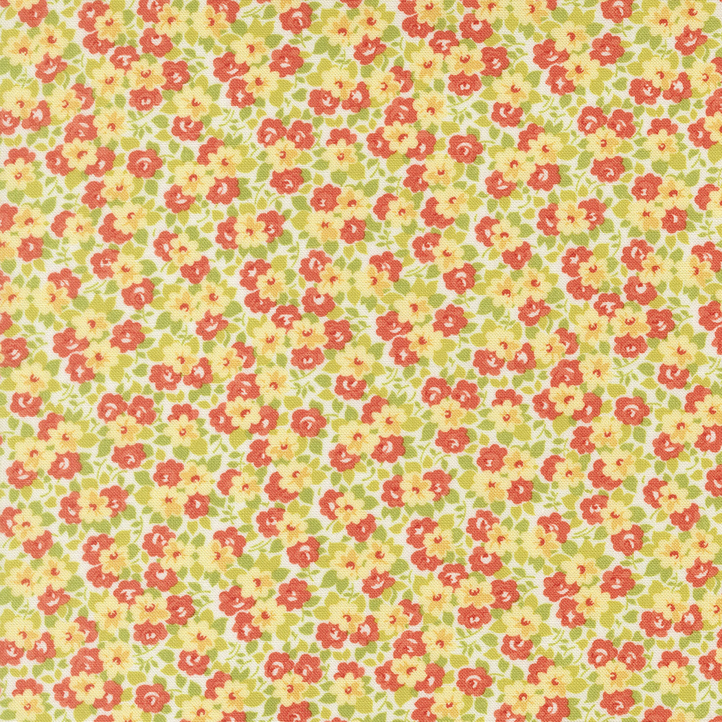 Summers End Meadow Persimmon Yardage by Fig Tree & Co for Moda Fabrics | 35436 11