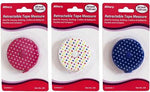 Retractable Sewing Tape Measure | Perfect for On the Go | 60" | Dots & Flower Options