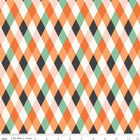Frank and Friends Diamonds Multi Yardage by My Mind's Eye for Riley Blake Designs | C17473-MULTI