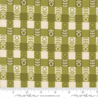 PRESALE The Henhouse Flower Plaid Grass Yardage by Gingiber for Moda Fabrics | 48436 15