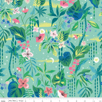 PRESALE Forever Neverland Tropical Floral Songbird Yardage by Jill Howarth for Riley Blake Designs | C15903-SONGBIRD