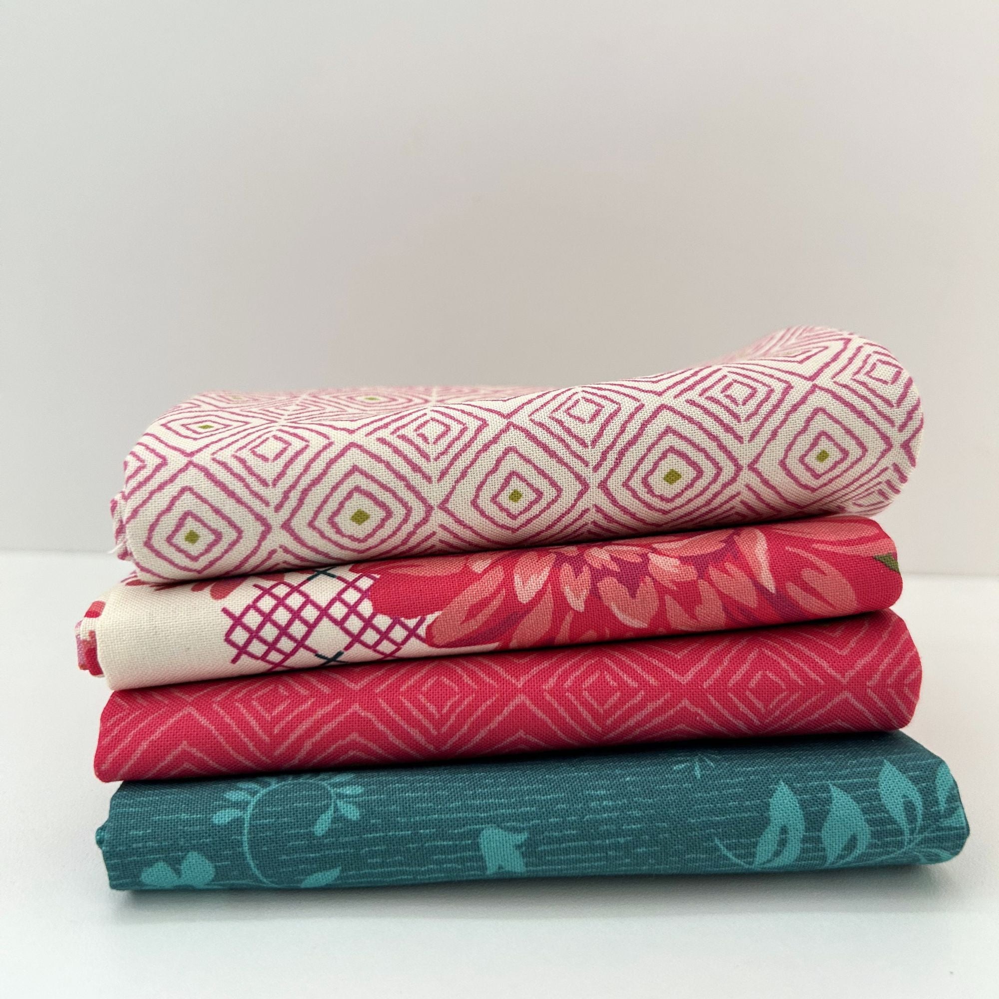 Parlor Custom Fat Quarter Bundle by Crystal Manning for Moda Fabrics | 4 FQs | Curated Bundle