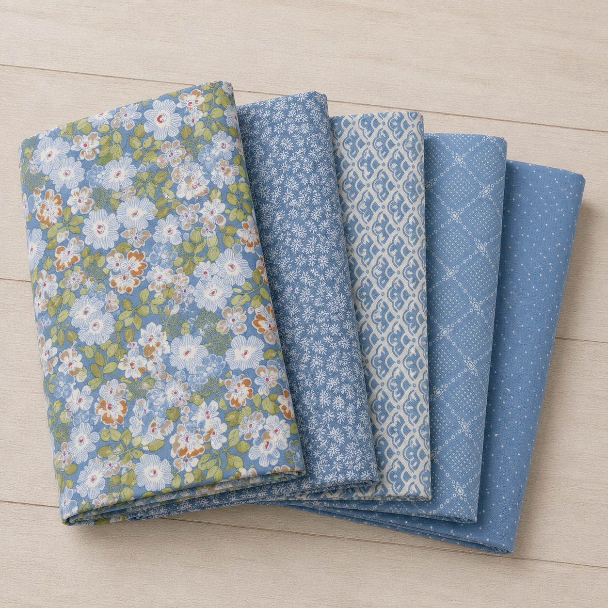 PRESALE Butternut and Sage Fat Quarter Bundle Dusk by Fig Tree & Co for Moda Fabrics | 5 Fat Quarters | Curated Bundle