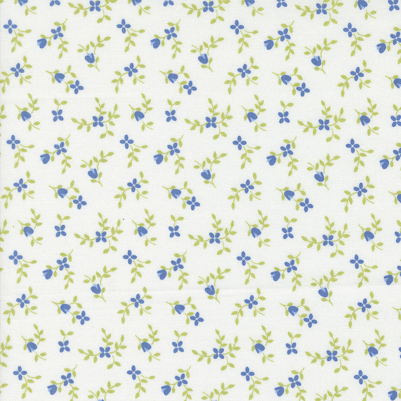 PRESALE Cali & Co Vine and Bud Cloud Cobalt Yardage by Corey Yoder for Moda Fabrics | 29192 21