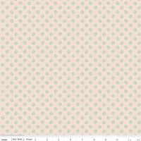 PRESALE Farmers Daughter Clover Background Sage Yardage by Lori Holt of Bee in My Bonnet | C17183-SAGE