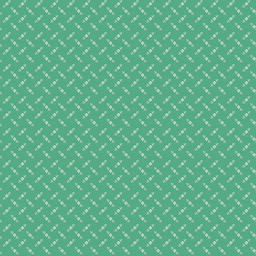 PRESALE Berry & Sage Flower Bud Alpine Yardage by Lori Holt of Bee in My Bonnet | C17392-ALPINE