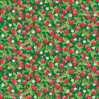 PRESALE The World of Strawberry Shortcake Strawberries Green Yardage for Riley Blake Designs | C18564-GREEN