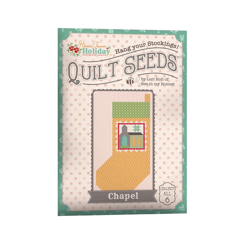 Lori Holt Home Town Holiday Quilt Seeds No 5 Chapel Stocking Lori Holt of Bee in My Bonnet| ST-36043