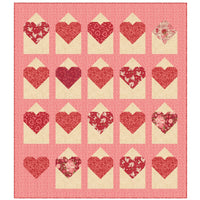 PRESALE With Love Custom Quilt Kit With Je T'aime by Stacy Iest Hsu for Moda Fabrics | Quilt Size 54” x 61”
