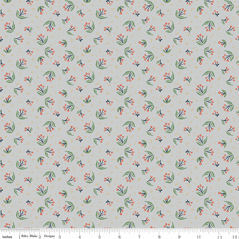 Ivy Reese Berry Branches Dusk Yardage by Deena Rutter for Riley Blake Designs | C16603-DUSK