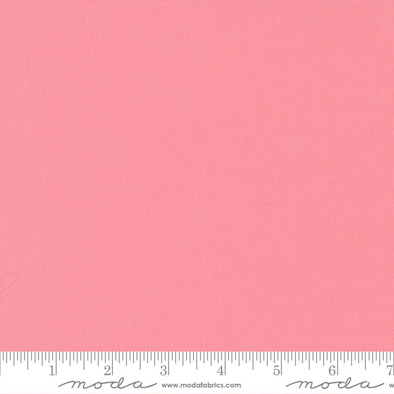 Bella Solids Bettys Pink Yardage by Moda Fabrics  | Solid Quilting Cotton | 9900 120