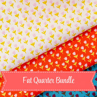 PRESALE Fat Quarter Bundle Small Tulips | 1 800 Calico by Alexia Abegg for Ruby Star Society | 3 Fat Quarters | Curated Bundle