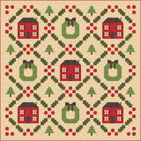 PRESALE Home for the Holidays Custom Quilt Kit With Holiday Cheer by Stacy Iest Hsu | Quilt Size 80” x 80”