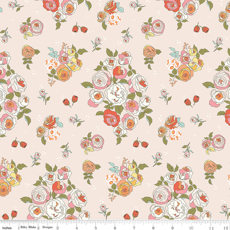 Sunsetridge Main Blush Yardage by Minki Kim for for Riley Blake Designs | C15730-BLUSH