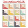 Hearts at Home Custom Quilt Kit With Delightfully Yours by Sherri & Chelsi for Moda Fabrics | Quilt Size 70 1/2" x 70 1/2"