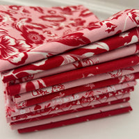 Letters to Cupid Custom Fat Quarter Bundle Lovely by My Mind's Eye for Riley Blake Designs | 12 Fat Quarters