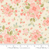 PRESALE Sunbonnet Porcelain Pretty Petals Yardage by Heather Briggs of My Sew Quilty Life for Moda Fabrics | 31760 11