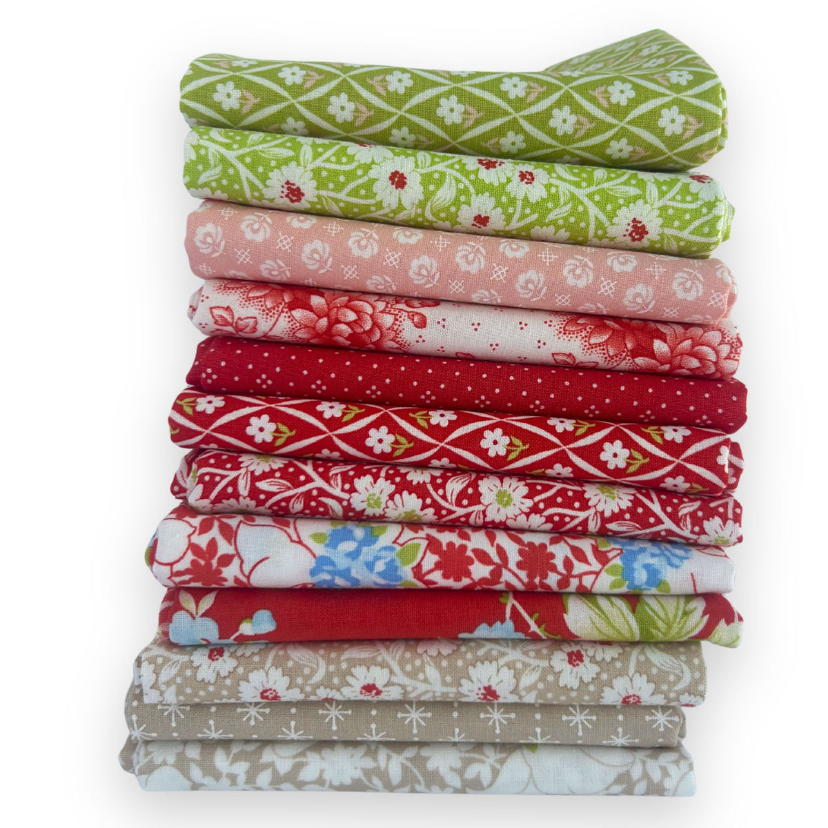 Fig Tree Fat Quarter Bundle | Rosie by Fig Tree & Co for Moda Fabrics | 12 Fat Quarters | Curated Bundle