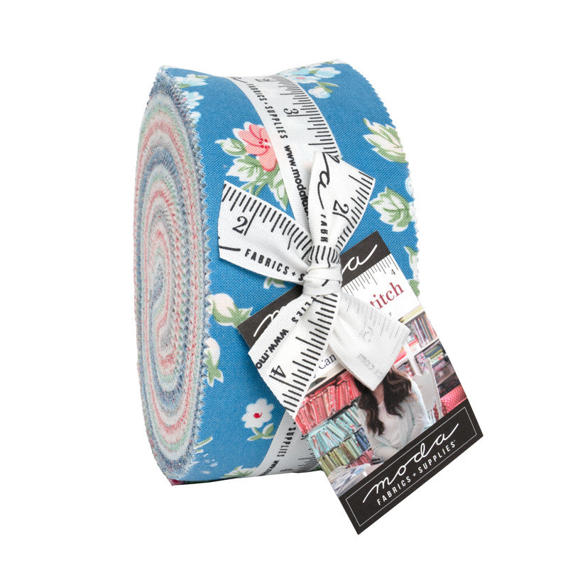 A Cat Named Stitch Jelly Roll by Camille Roskelley for Moda Fabrics | 40 Pcs | 55340JR