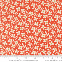 Summers End Forget Me Not Persimmon Yardage by Fig Tree & Co for Moda Fabrics | 35435 16
