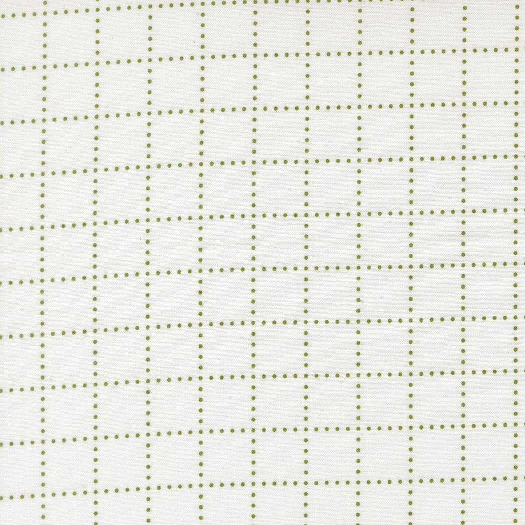 PRESALE Bloomsberry Stroll White Green Yardage by Camille Roskelley for Moda Fabrics | 55354 25