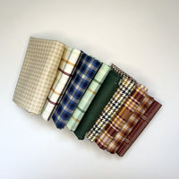 Plaid-Venture Club Custom Fat Quarter Bundle by The RBD Designers for Riley Blake Designs | 9 FQS | Curated Bundle