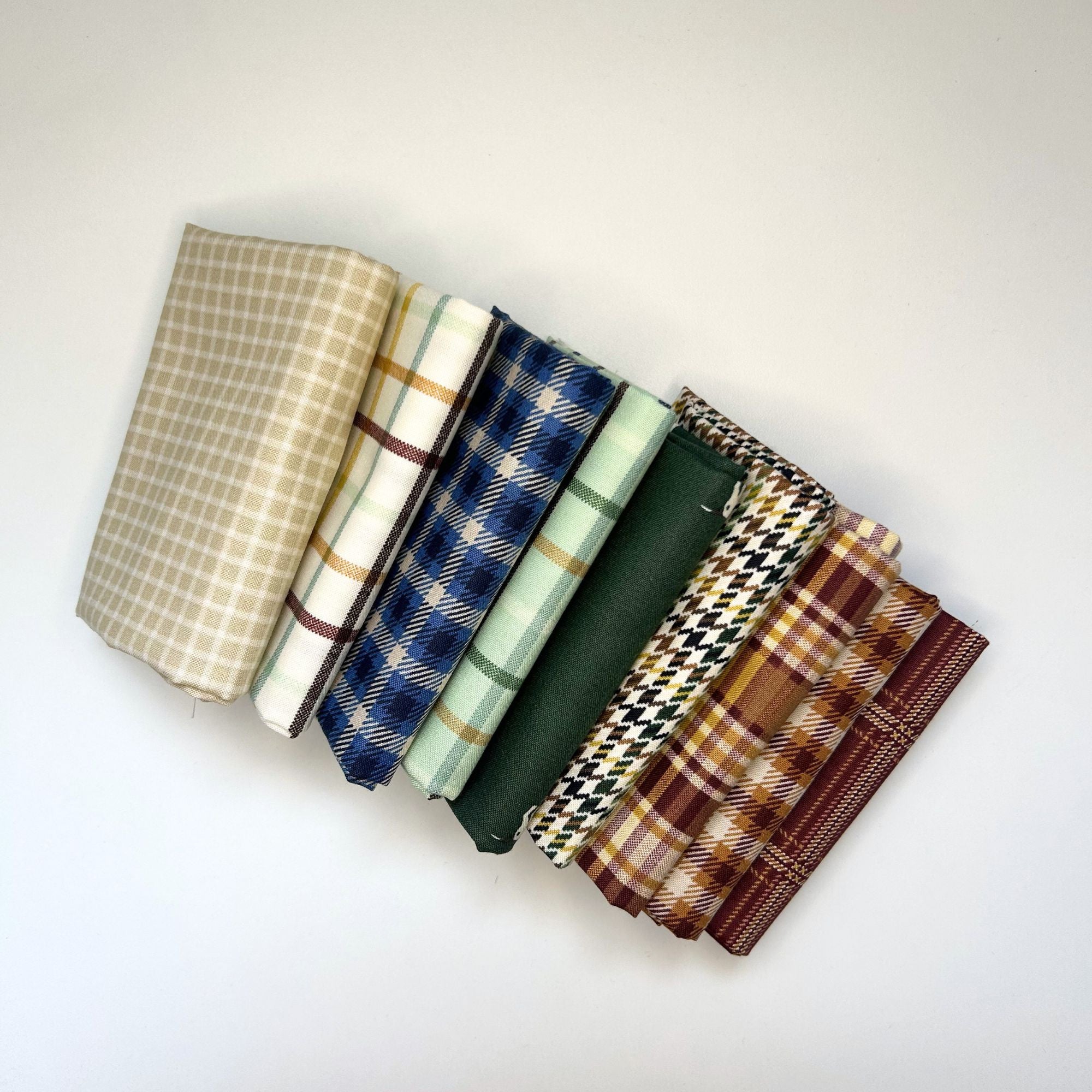 Plaid-Venture Club Custom Fat Quarter Bundle by The RBD Designers for Riley Blake Designs | 9 FQS | Curated Bundle