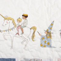 PRESALE Whimsical Parade Quilt Kit With Story Land by Sarah Jane for Riley Blake Designs |Quilt Size 51 1/2" x 65 1/2" | FREE PATTERN