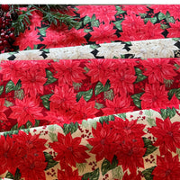 PRESALE Holiday Cheer Custom Fat Quarter Bundle Poinsettia by Stacy Iest Hsu for Moda Fabrics | X FQs | Curated Bundle