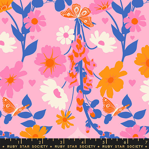 PRESALE Best Day Ever Foxgloves Posy Yardage by Melody Miller for Ruby Star Society | RS0106 12
