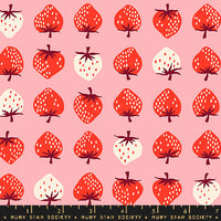 PRESALE Strawberry Balmy Strawberry Yardage by Kimberly Kight for Ruby Star Society | RS3084 13