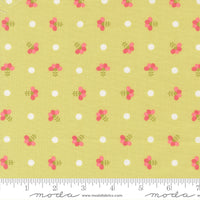 PRESALE In The Garden Dotted Sprig Light Lime Yardage by Corey Yoder for Moda Fabrics| 29232 21