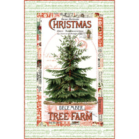 Classic Christmas Christmas Botanical Main Panel by J. Wecker Frisch for Riley Blake Designs | Panel Size 24" x 43" | PD16280-PANEL