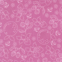 Fruit Salad Fruit Sketch Petal Pink Yardage by Corey Yoder for Moda Fabrics | 29241 26