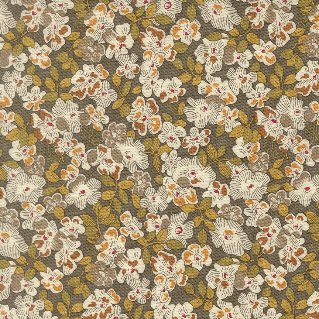 PRESALE Butternut and Sage Fields of Flowers Earth Yardage by Fig Tree & Co for Moda Fabrics | 35442 20