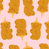 Egg and Friends Honey Bears Candy Pink Yardage by Kimberly Kight for Ruby Star Society | RS3092 12