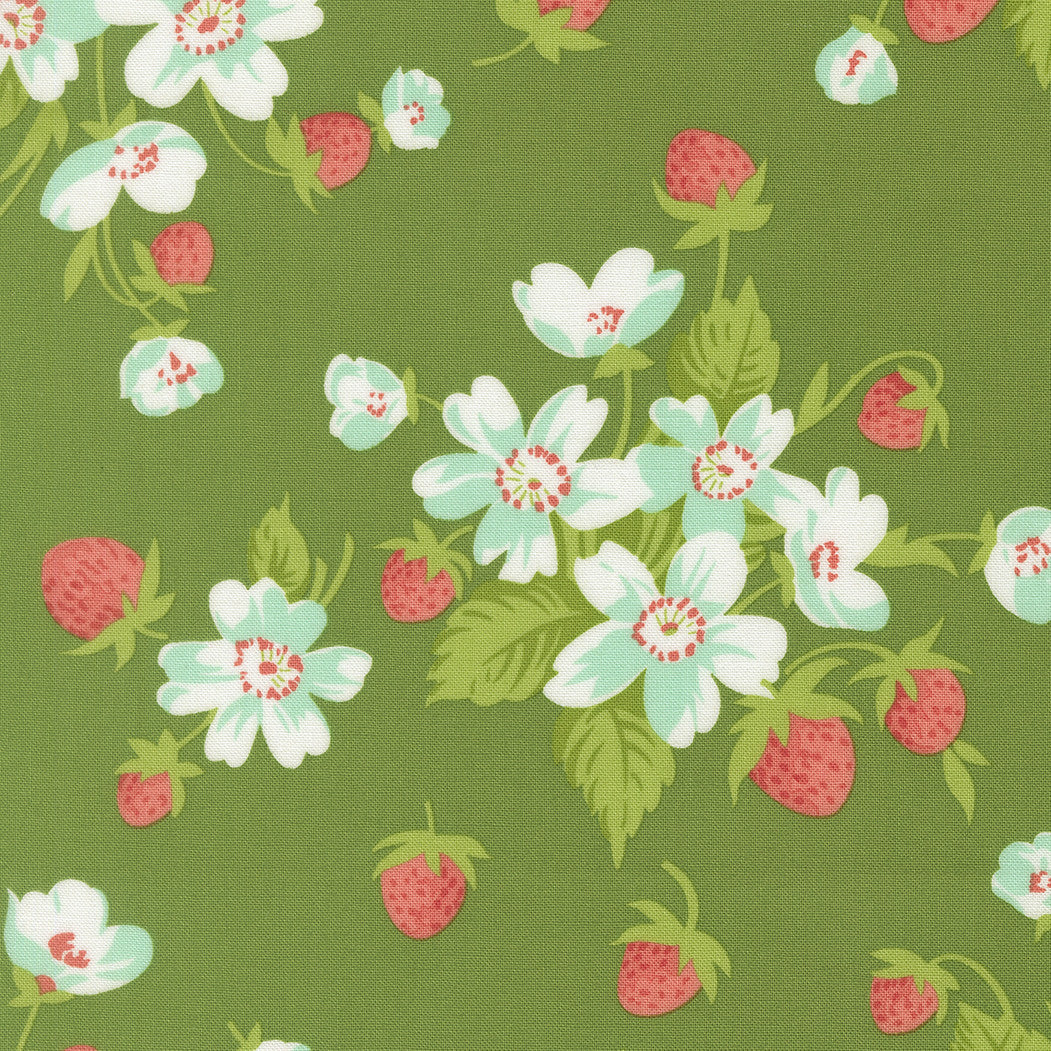 PRESALE Bloomsberry In Bloom Green Yardage by Camille Roskelley for Moda Fabrics | 55350 15