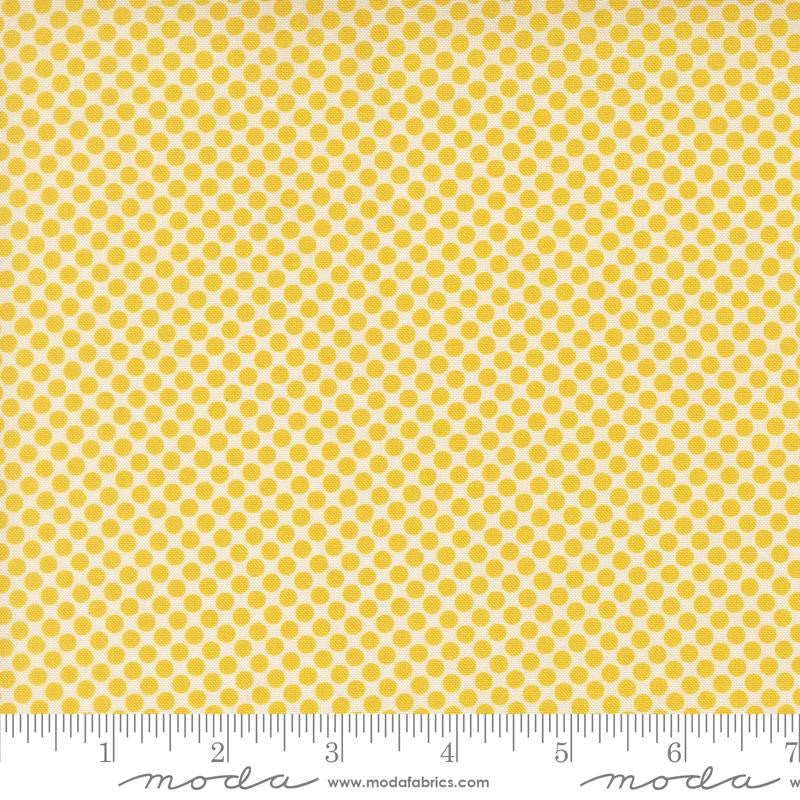 PRESALE Gathered Bon Bons Crammed Citrine Yardage by Jen Kingwell for Moda Fabrics | 18298 11