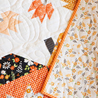 PRESALE Pumpkin Hollow Quilt Kit Boxed With Birch and Willow by Sherri & Chelsi for Moda Fabrics | Boxed Fall Quilt Kit | 37720AB