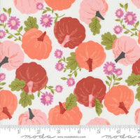 Hey Boo Ghost Pumpkin Patch Yardage by Lella Boutique for Moda Fabrics | 5210  11| REMNANT 16"