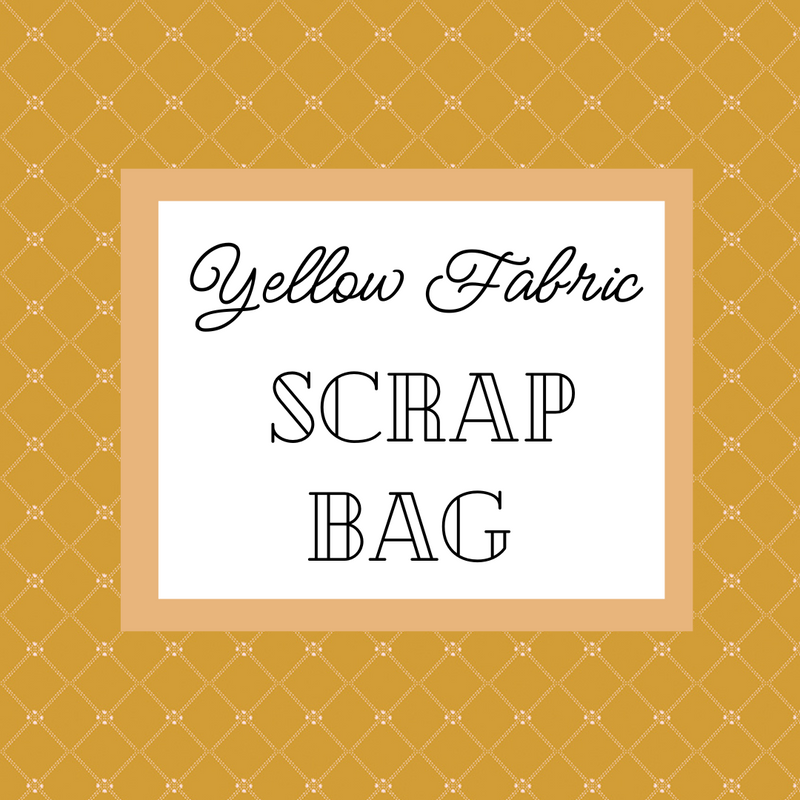 Yellow Scrap Bag - Two Size Options!