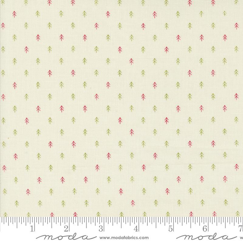 On Dasher Custom Fat Quarter Bundle by Sweetwater for Moda Fabrics | 5 FQs in Vanilla Colorway | Curated Bundle | Christmas Fabric