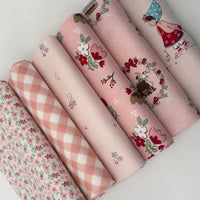 Whimsical Woodland Custom Fat Quarter Bundle Pink by Tasha Noel for Riley Blake Designs | 6 FQs | Curated Bundle