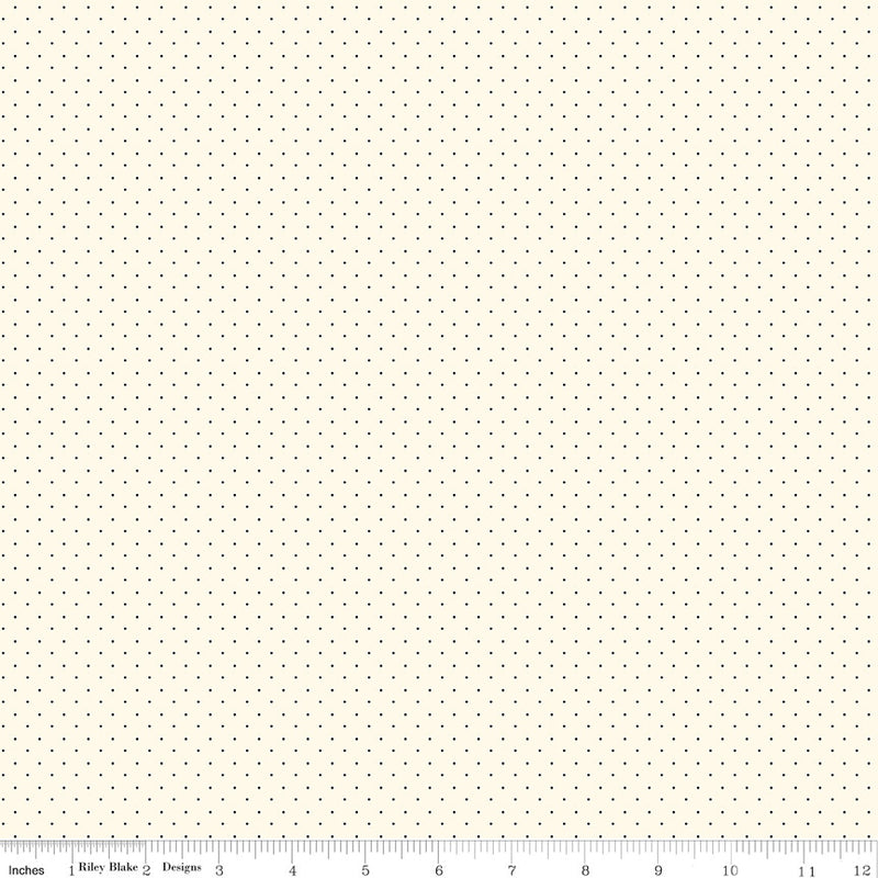 American Jane Pindots Ivory by American Jane for Riley Blake Designs | C840-IVORY