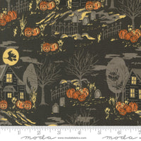 Home Sweet Haunt Haunted Forest Charcoal Yardage by Stacy Iest Hsu for Moda Fabrics | 20912 16